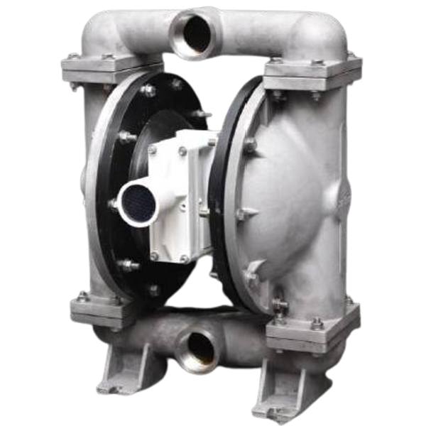 Two-inch air-operated double-diaphragm pump, uncoated metallic